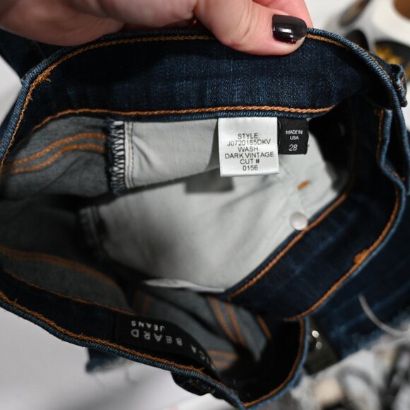 Veronica Beard Jean Size 28 Carolyn 10" Baby Boot - Picture 9 of 9